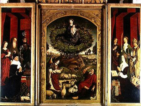 The Triptych of Moses and the Burning Bush à Nicolas Froment