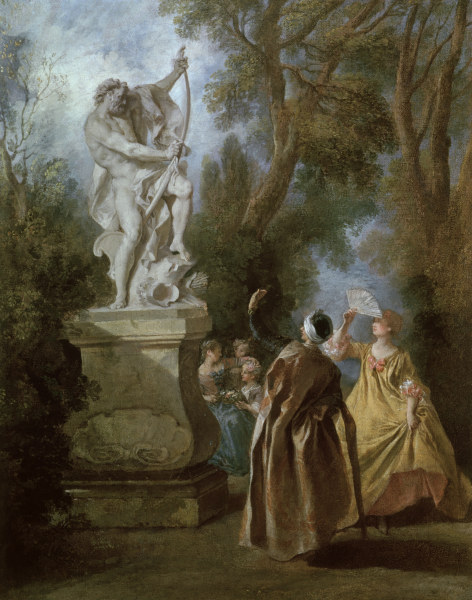 N.Lancret, Der Perser und die Statue à Nicolas Lancret