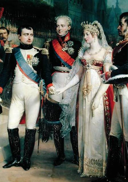 Napoleon Bonaparte (1769-1821) Receiving Queen Louisa of Prussia (1776-1810) at Tilsit, 6th July 180 à Nicolas Louis Francois Gosse