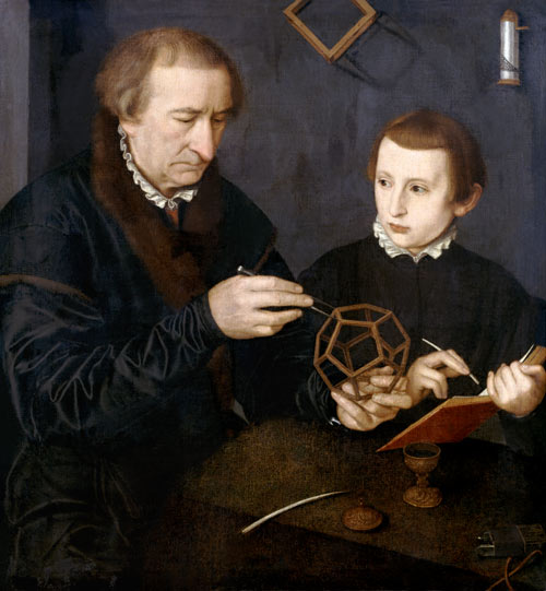 Johann I Neudorfer and his Son à Nicolas Neufchatel