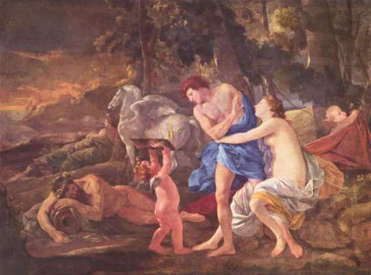 Cephalus et Aurore à Nicolas Poussin
