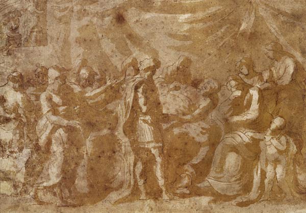 Study for the Death of Germanicus à Nicolas Poussin