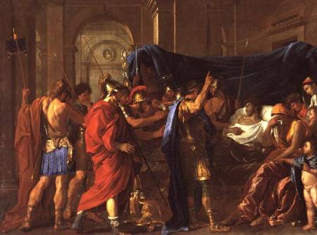 The Death of Germanicus à Nicolas Poussin