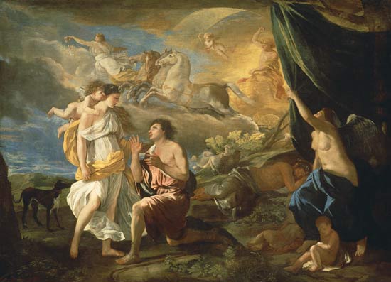 Diana et Endymion à Nicolas Poussin