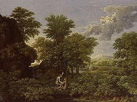 Le printemps (le paradis terrestre) à Nicolas Poussin