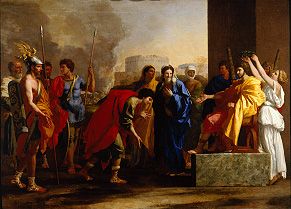 le grand courage de Scipio. à Nicolas Poussin
