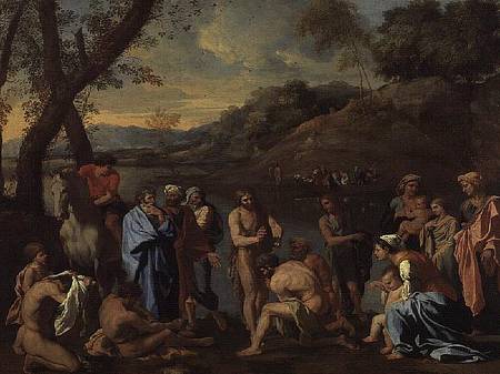 St. John Baptising the People à Nicolas Poussin