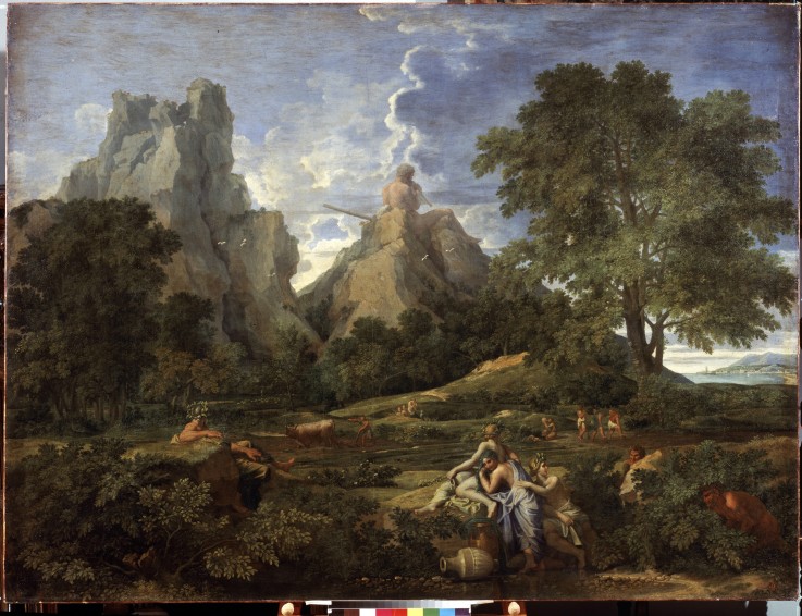 Landscape with Polyphemus à Nicolas Poussin