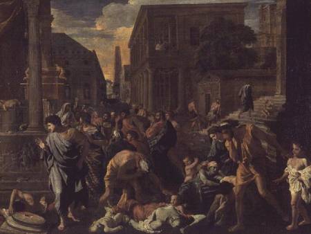 The Plague of Ashdod, or The Philistines Struck by the Plague à Nicolas Poussin