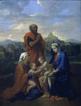 The Holy Family with St. John, St. Elizabeth and St. Joseph Praying