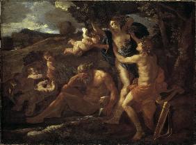 Nic. Poussin, Apollo and Daphne c.1627