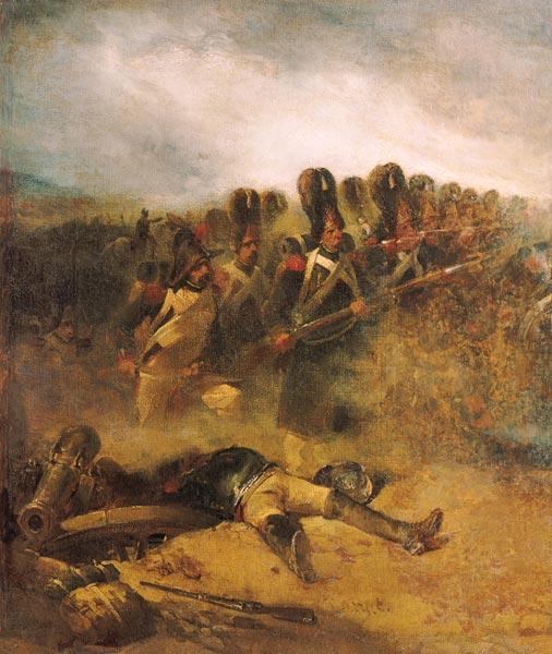 The Battle of Waterloo à Nicolas Toussaint Charlet
