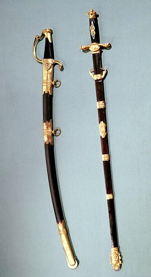 Commemorative sword given Napoleon Bonaparte for helping him with his successful coup d''etat at Sai à Nicolas Noel Boutet