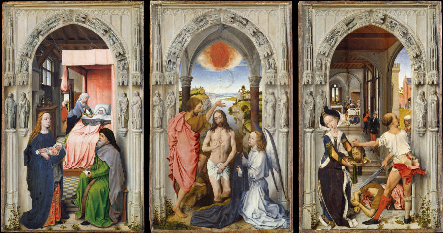 St. John Altarpiece (after Rogier van der Weyden) à Maître hollandais vers 1510