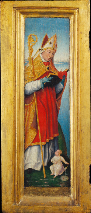 St Augustine à Maître hollandais ou du Bas-Rhin vers 1510