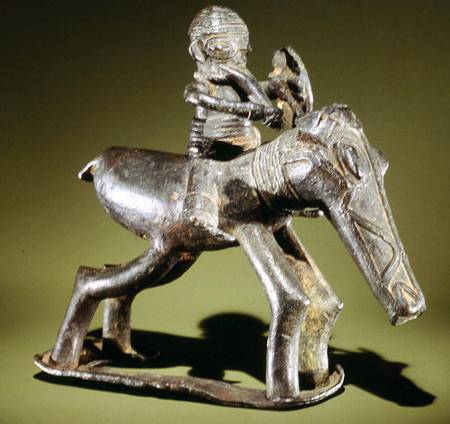 Equestrian Figure, Edo Culture, Benin à Nigerian
