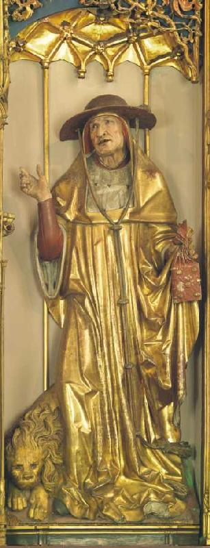 Isenheimer Altar, Detail: Der heilige Hieronymus. à Niklaus von Hagenau