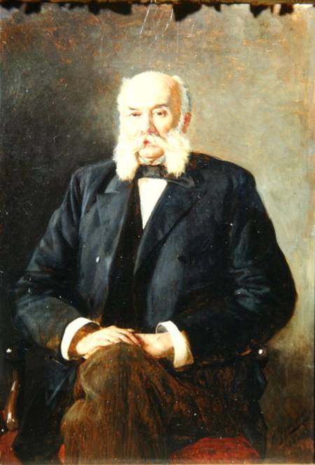 Portrait of Ivan Gontcharov à Nikolai Aleksandrovich Yaroshenko