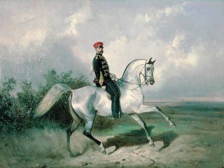 Portrait of Emperor Alexander II (1818-81) à Nikolai Egorevich Sverchkov