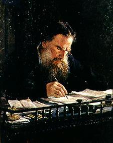 portrait de l.N.Tolstoi à Nikolai Gay