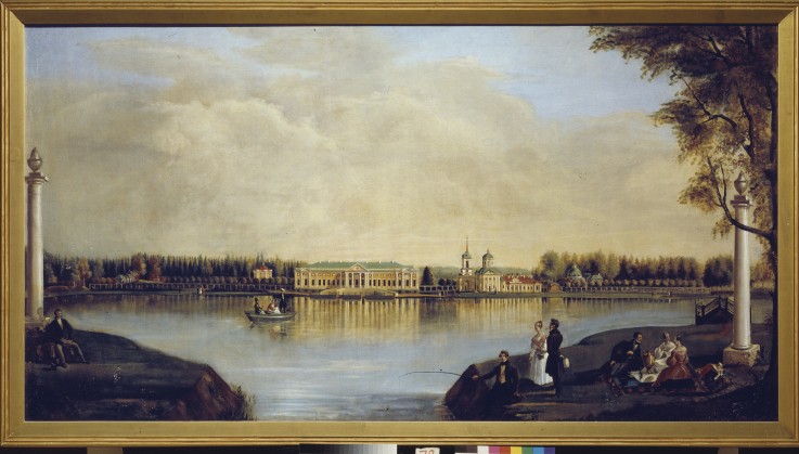 View of the Kuskovo Palace à Nikolai Iwanowitsch Podkljutschnikow
