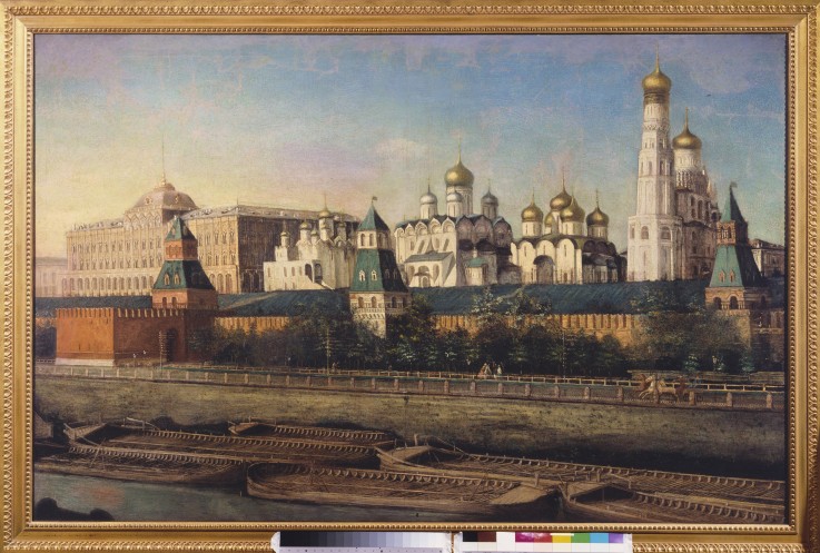 View of the Moscow Kremlin à Nikolai Iwanowitsch Podkljutschnikow