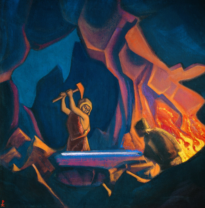 Nibelungs. Forging the Sword à Nikolai Konstantinow. Roerich