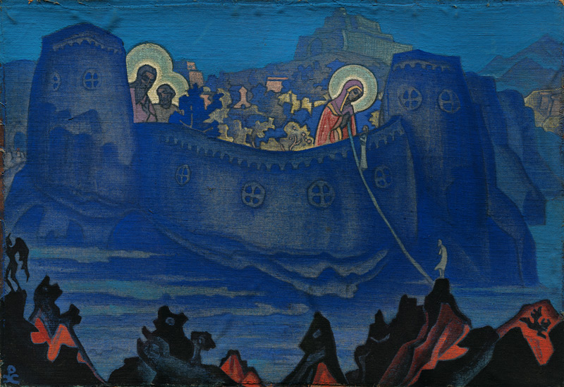 Madonna Laboris à Nikolai Konstantinow. Roerich