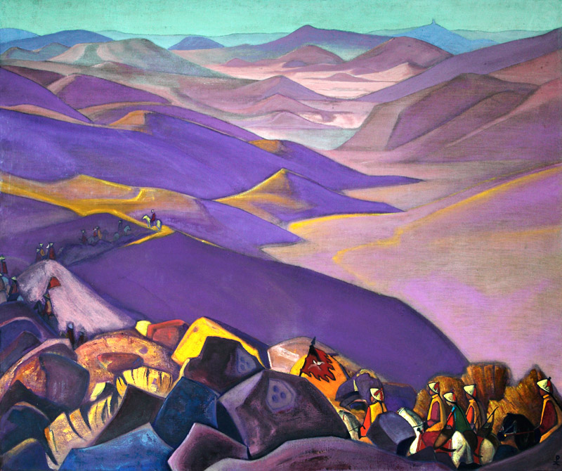 Mongolia. Genghis Khan's Campaign à Nikolai Konstantinow. Roerich