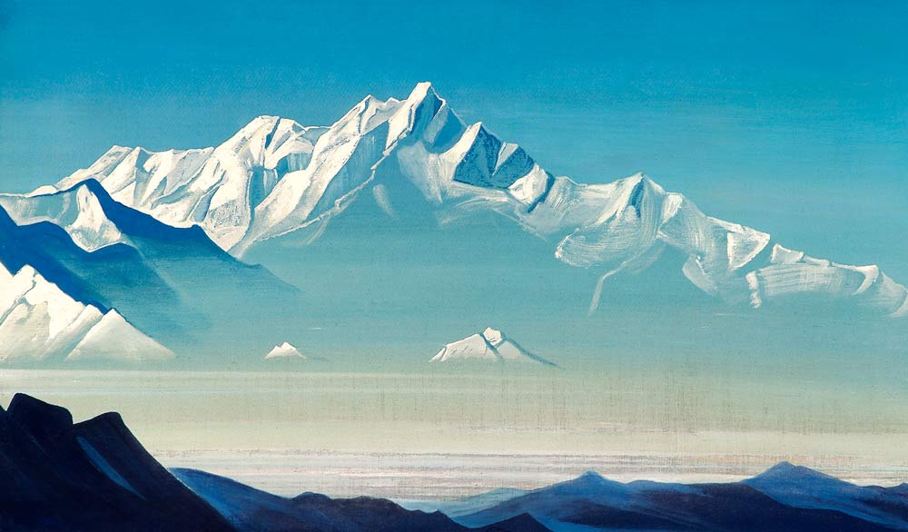 Mount of Five Treasures (Two Worlds) à Nikolai Konstantinow. Roerich