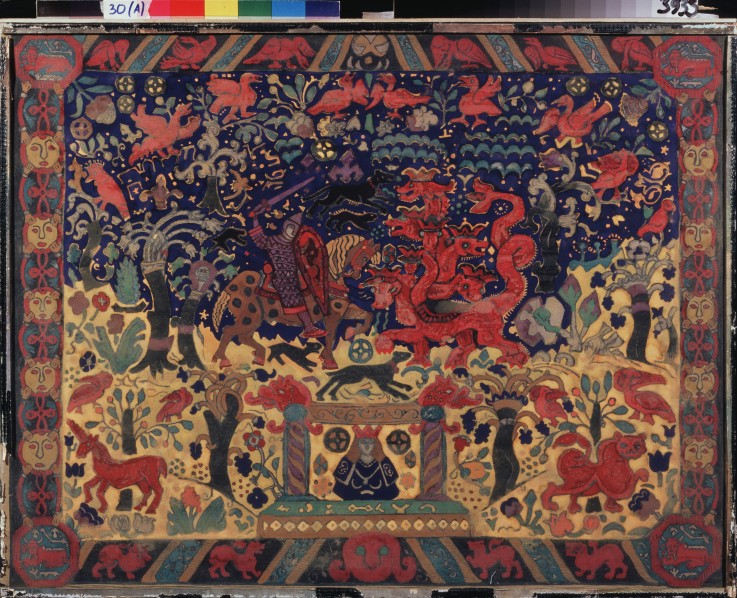 Battle Against the Dragon à Nikolai Konstantinow. Roerich