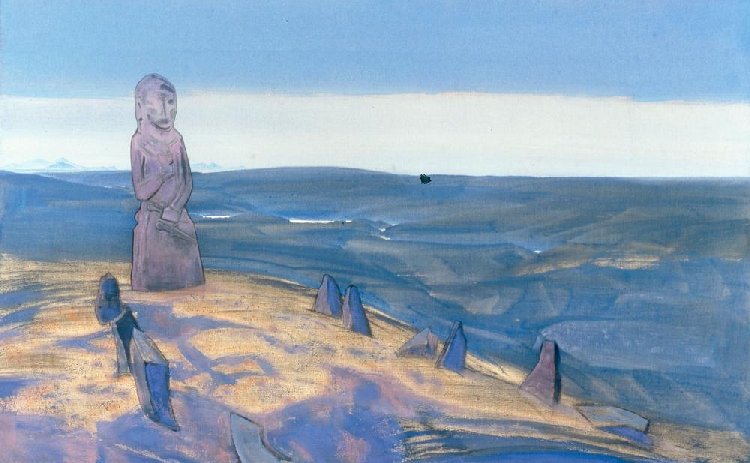 The Guardian of the Chalice à Nikolai Konstantinow. Roerich
