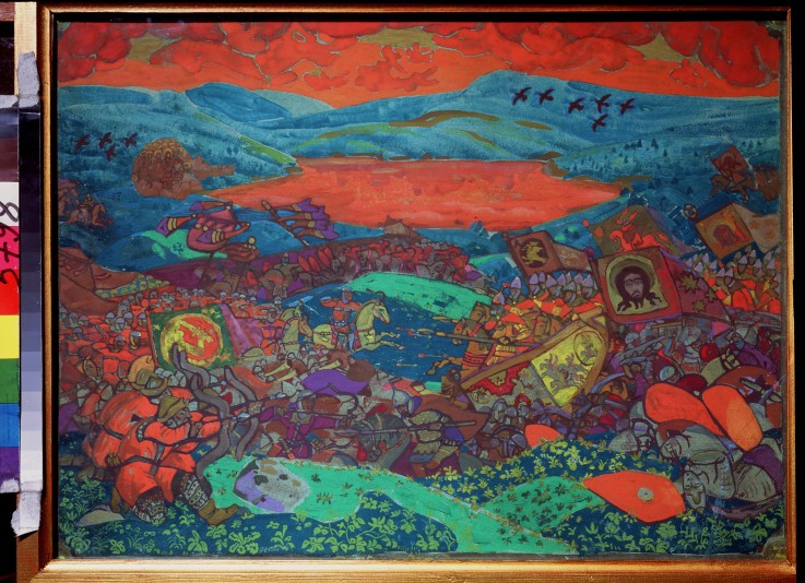 The Battle of Kerzhenets à Nikolai Konstantinow. Roerich