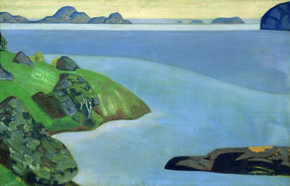 Rocky Coastal Landscape à Nikolai Konstantinow. Roerich
