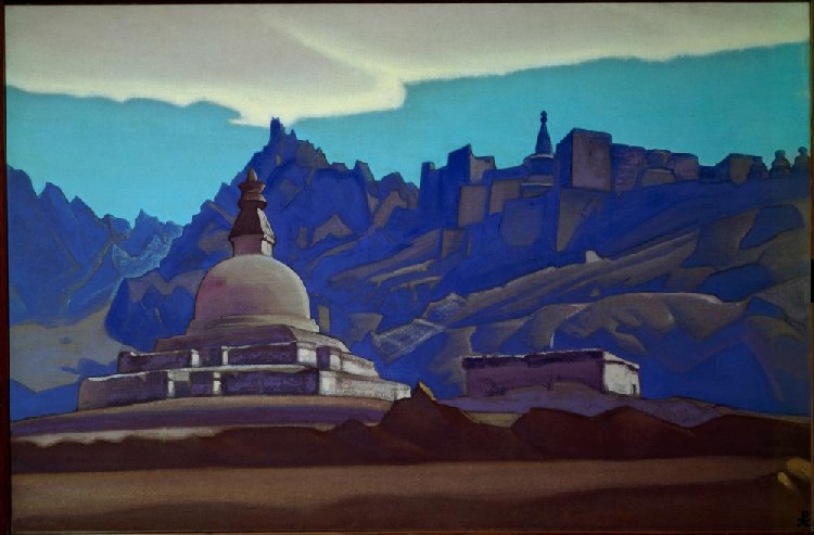 Tombs. Ladakh à Nikolai Konstantinow. Roerich