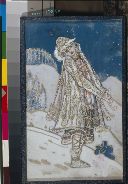 Costume design for the theatre play Snow Maiden by A. Ostrovsky à Nikolai Konstantinow. Roerich