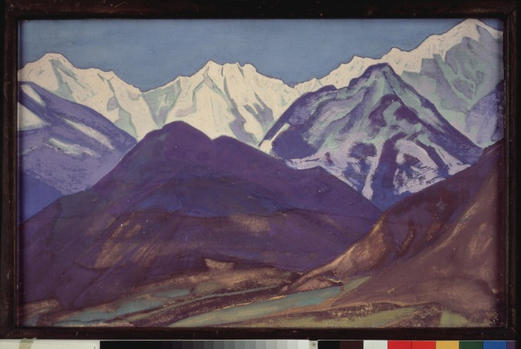 The Kulluta (Kullu Valley). India à Nikolai Konstantinow. Roerich