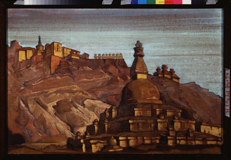 Tibetan landscape à Nikolai Konstantinow. Roerich