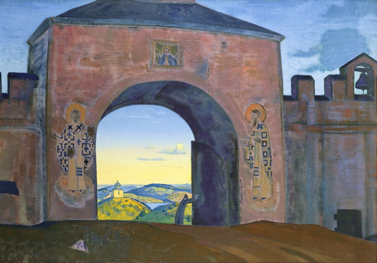 And We are Opening the Gates (From Sancta series) à Nikolai Konstantinow. Roerich