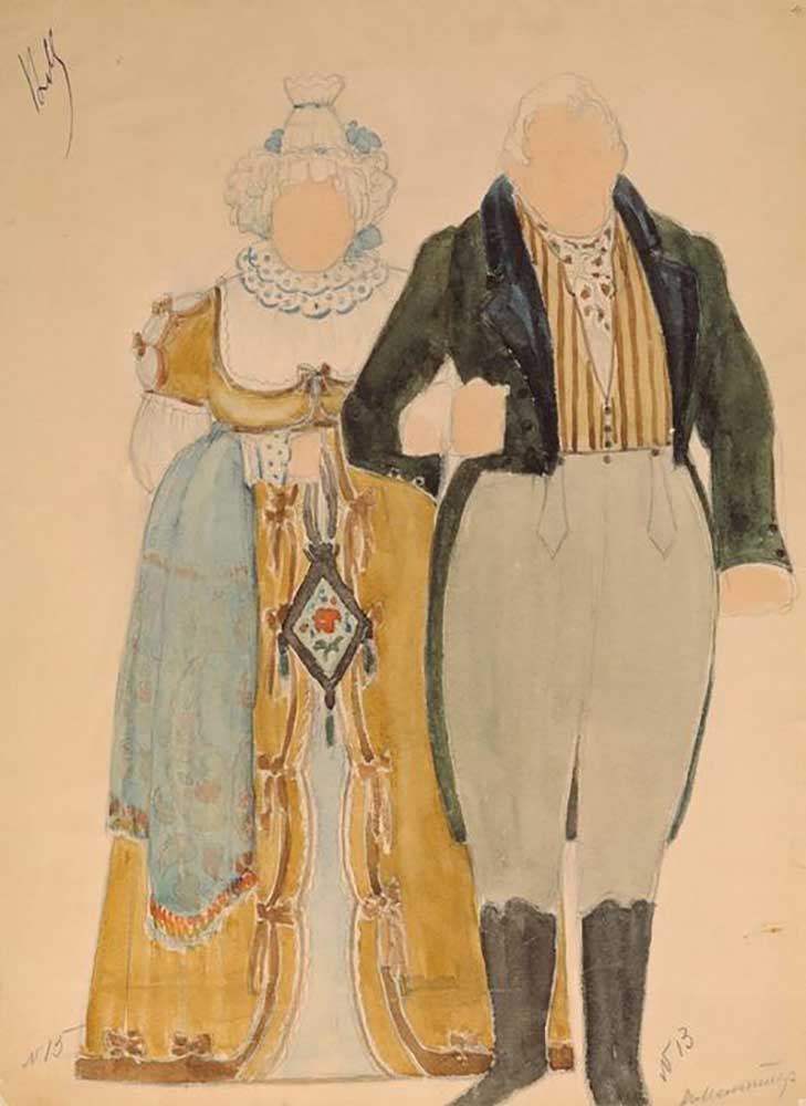 costume designs à Nikolai Pavlovich Ulyanov