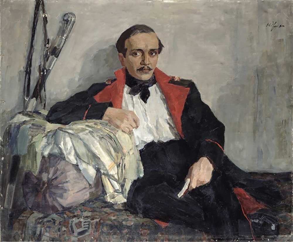 Portrait of Michail Lermontov (1814-1841) 1941 à Nikolai Pavlovich Ulyanov
