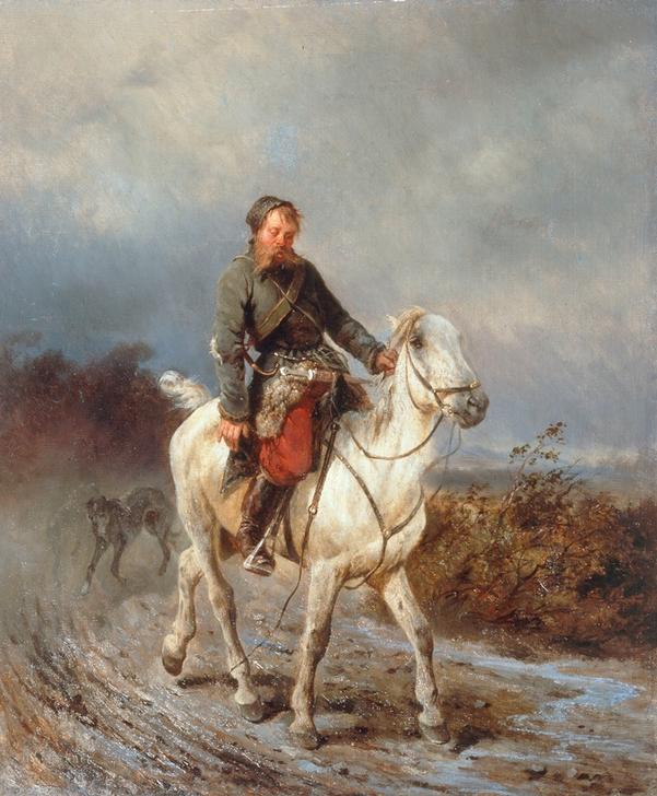 Return from the hunt à Nikolai Jegorjewitsch Swertschkow