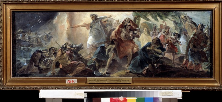 The Israelites crossing of the Red Sea à Nikolai Nikolajewitsch Ge