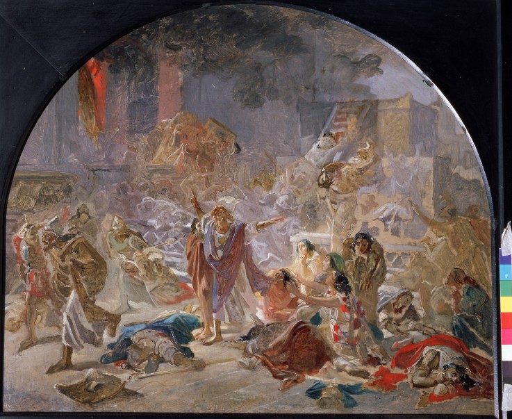 The Destruction of the Temple of Jerusalem à Nikolai Nikolajewitsch Ge