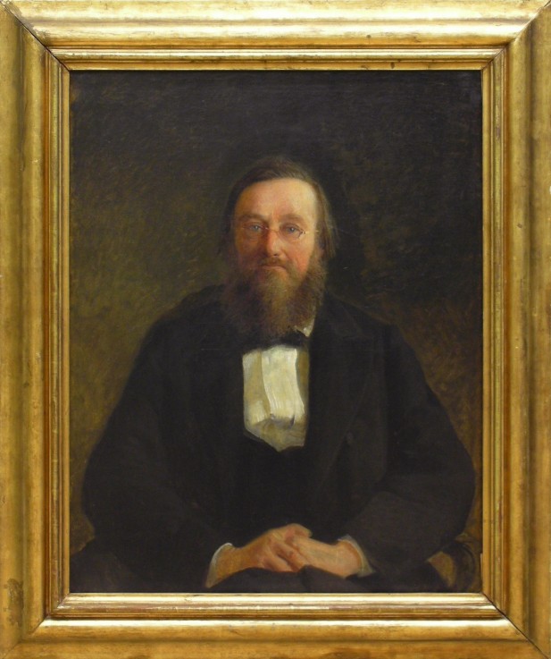 Portrait of the Historian Nikolai I. Kostomarov (1817-1885) à Nikolai Nikolajewitsch Ge