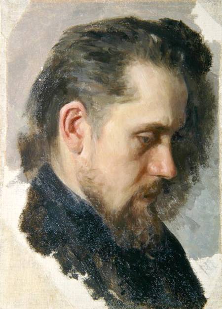 Portrait of the author Nikolay Pomyalovsky à Nikolaj Wassiljewitsch Nevrev