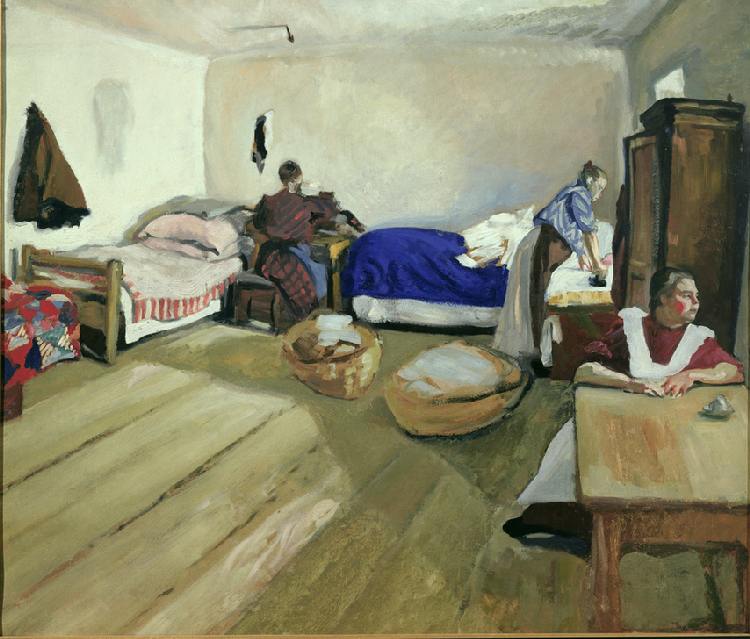 Das Dienstmädchenzimmer à Nina Jakowlewna Simonowitsch-Jefimowa