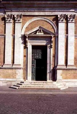 Facade of the Church, designed by Antonio da Sangallo the Younger (1483-1546) 16th century (photo) à 