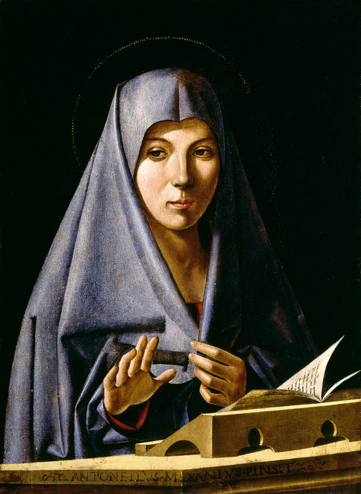 Antonello de Saliba, Vierge de l''Annonc. à 