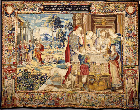A Brussels Tapestry Woven In Wools, Silks And Metal Threads, Depicting The Passover And Death Of The à 